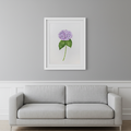purple-hydrangea-print thumbnail 2