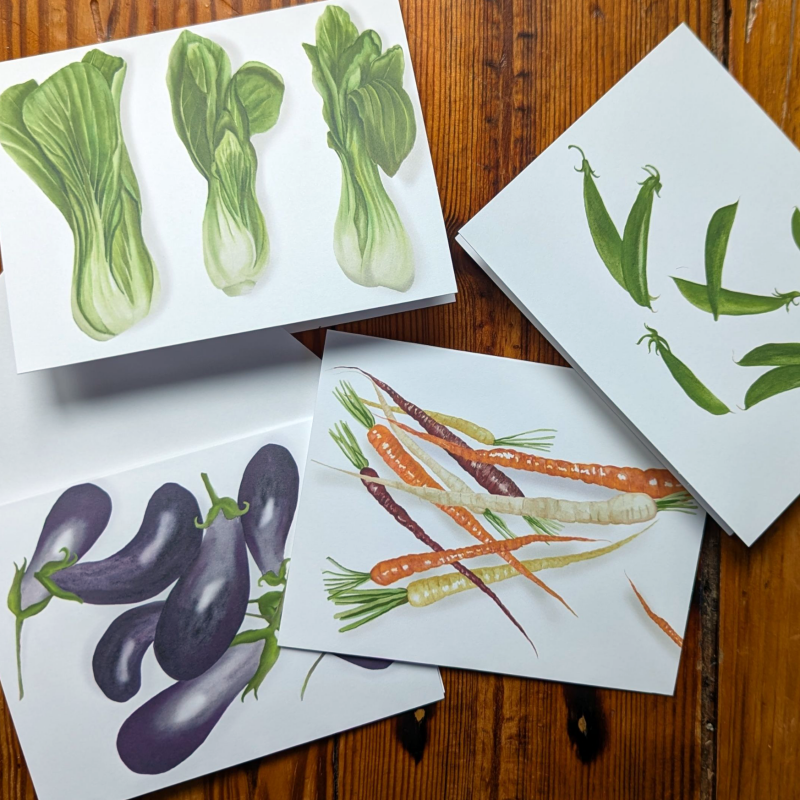 vegetable-notecards