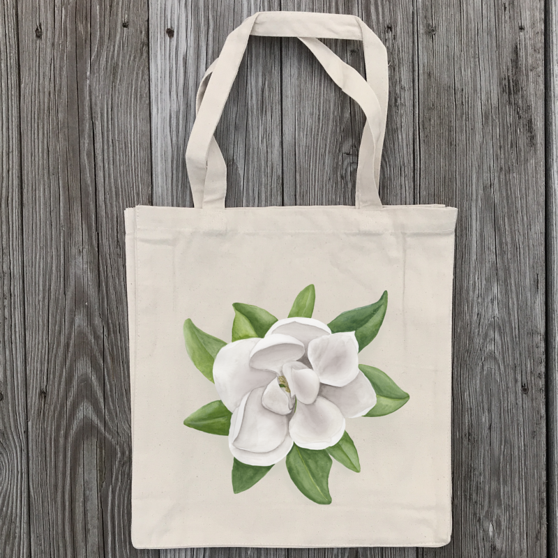 magnolia-bloom-tote-bag