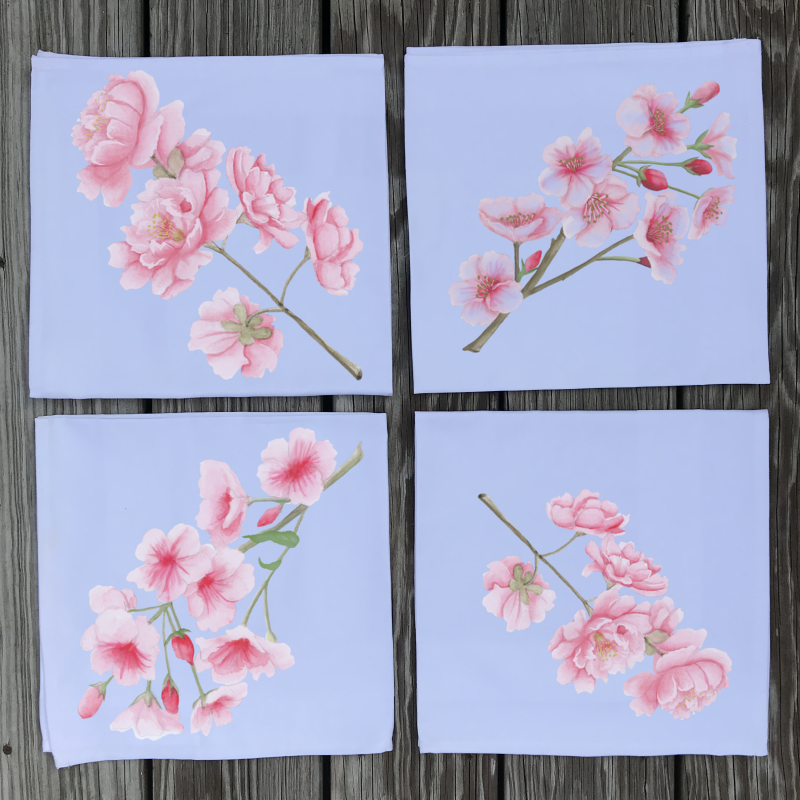 cherry-blossom-dinner-napkins