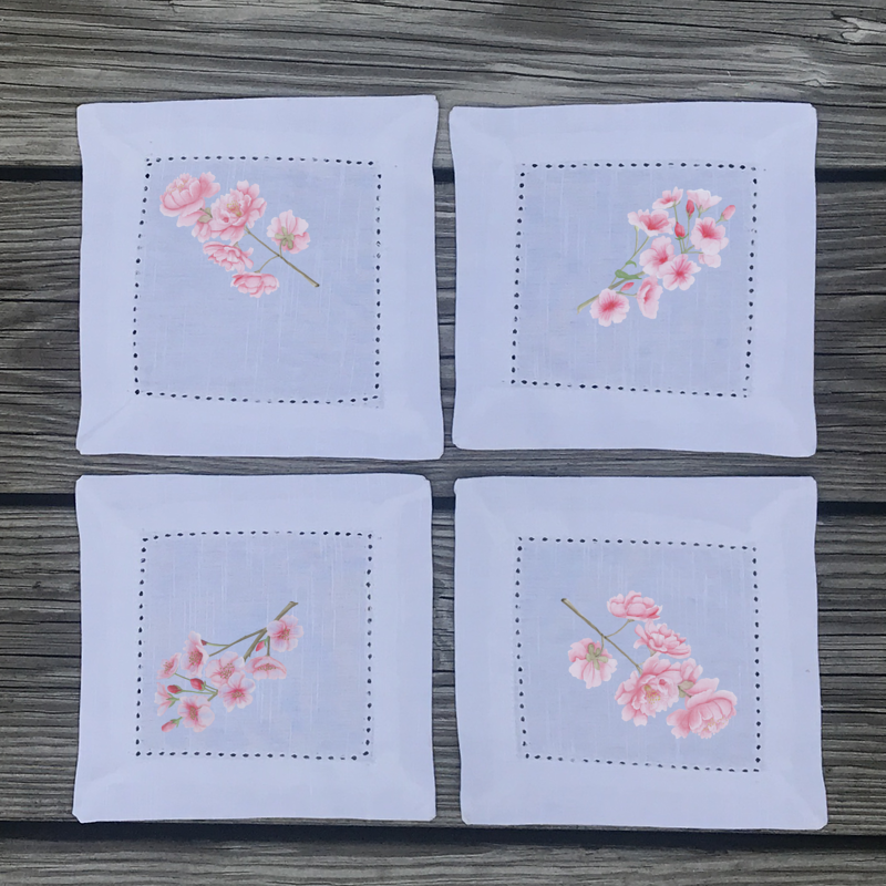 cherry-blossom-cocktail-napkins