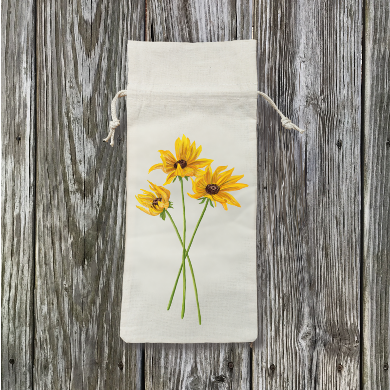 sunflower-wine-bag