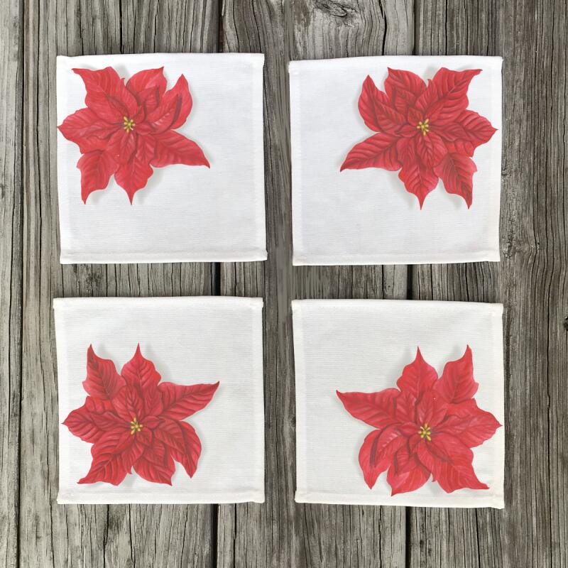 poinsettia-cocktail-napkins