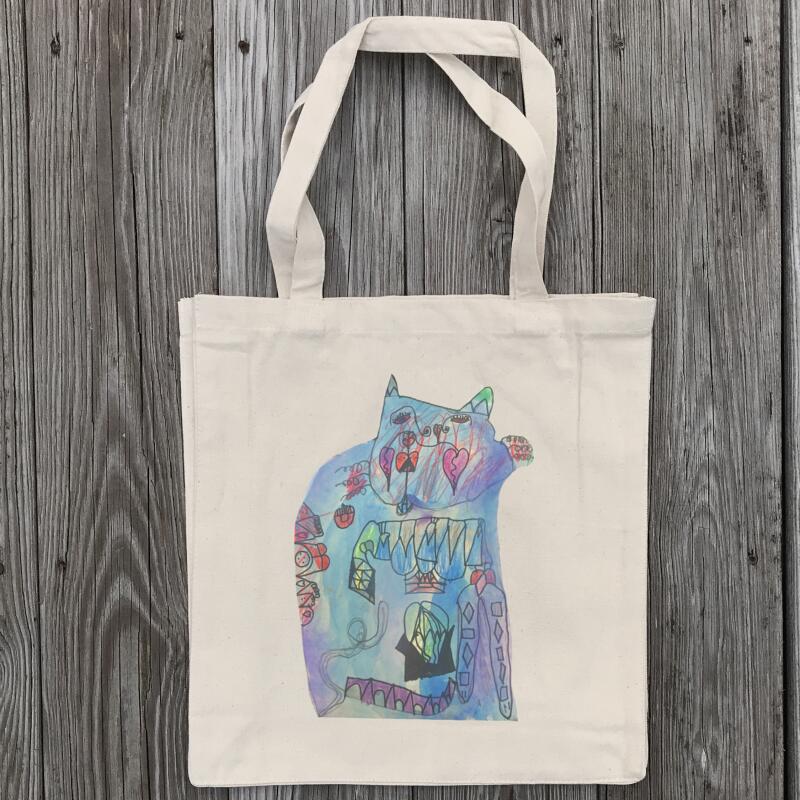 cat-blue-tote-bag