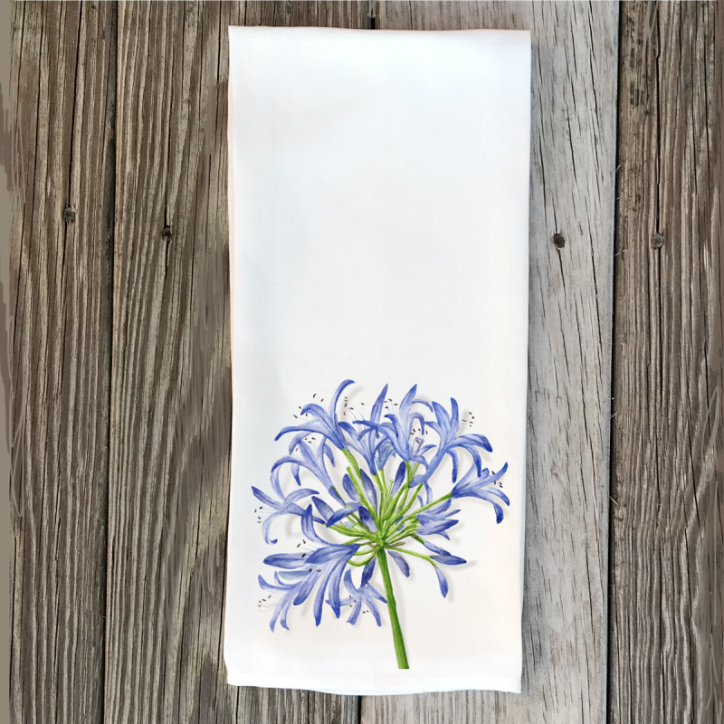 agapanthus--bloom-handtowel