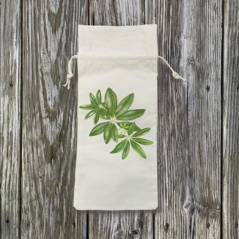 tropical-schefflera-wine-bag