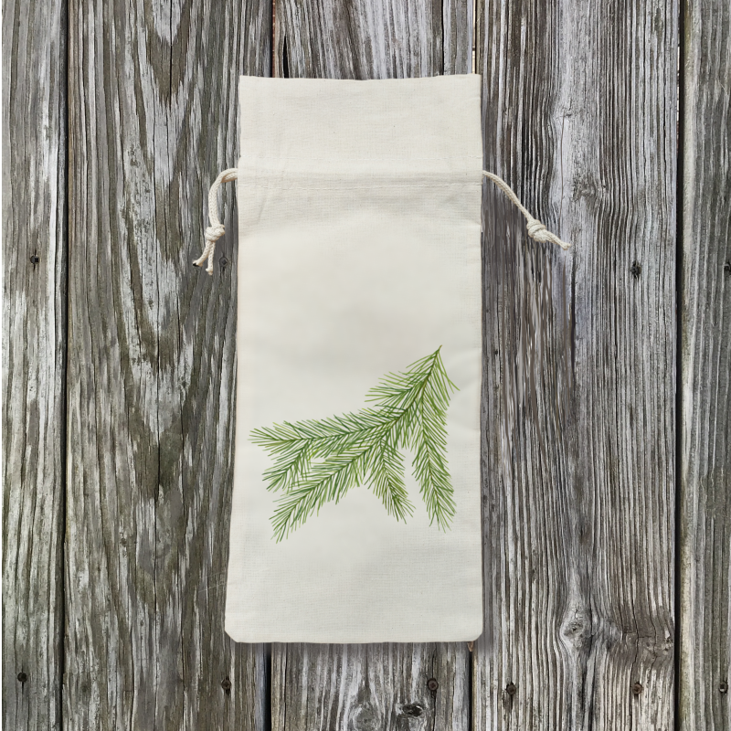pine-sprig-wine-bag