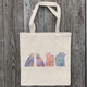 cat-cluster-tote-bag thumbnail 1