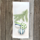 lime-teal-ornament-hand-towel thumbnail 1