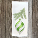 lime-stripe-ornament-hand-towel thumbnail 1