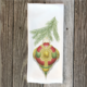 antique-red-jewel-ornament-handtowel thumbnail 1