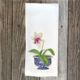 char-orchid-in-porcelain-pot-hand-towel thumbnail 1