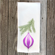 Pink Stripe Ogee Hand Towel
