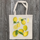 lemon-canvas-tote-bag thumbnail 1